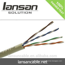 Cable de red de la alta calidad Utp 24awg Cat5e de la alta calidad del precio de fábrica de la certificación de Ce Rohs del Iso